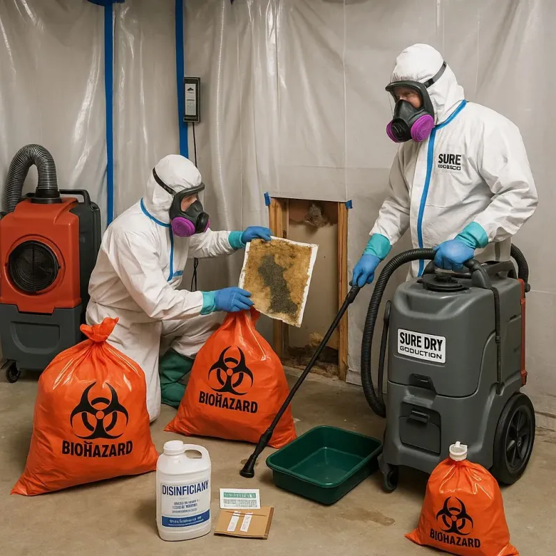 Contaminated Water Handling Protocols process in Granbury, TX