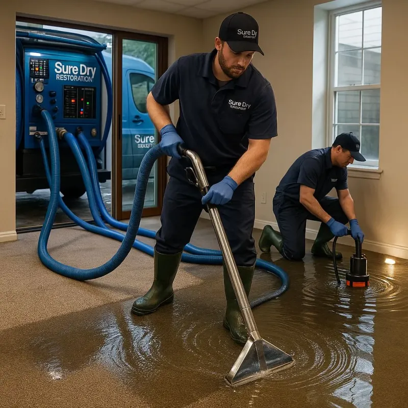 Water Extraction and Removal process in Granbury, TX